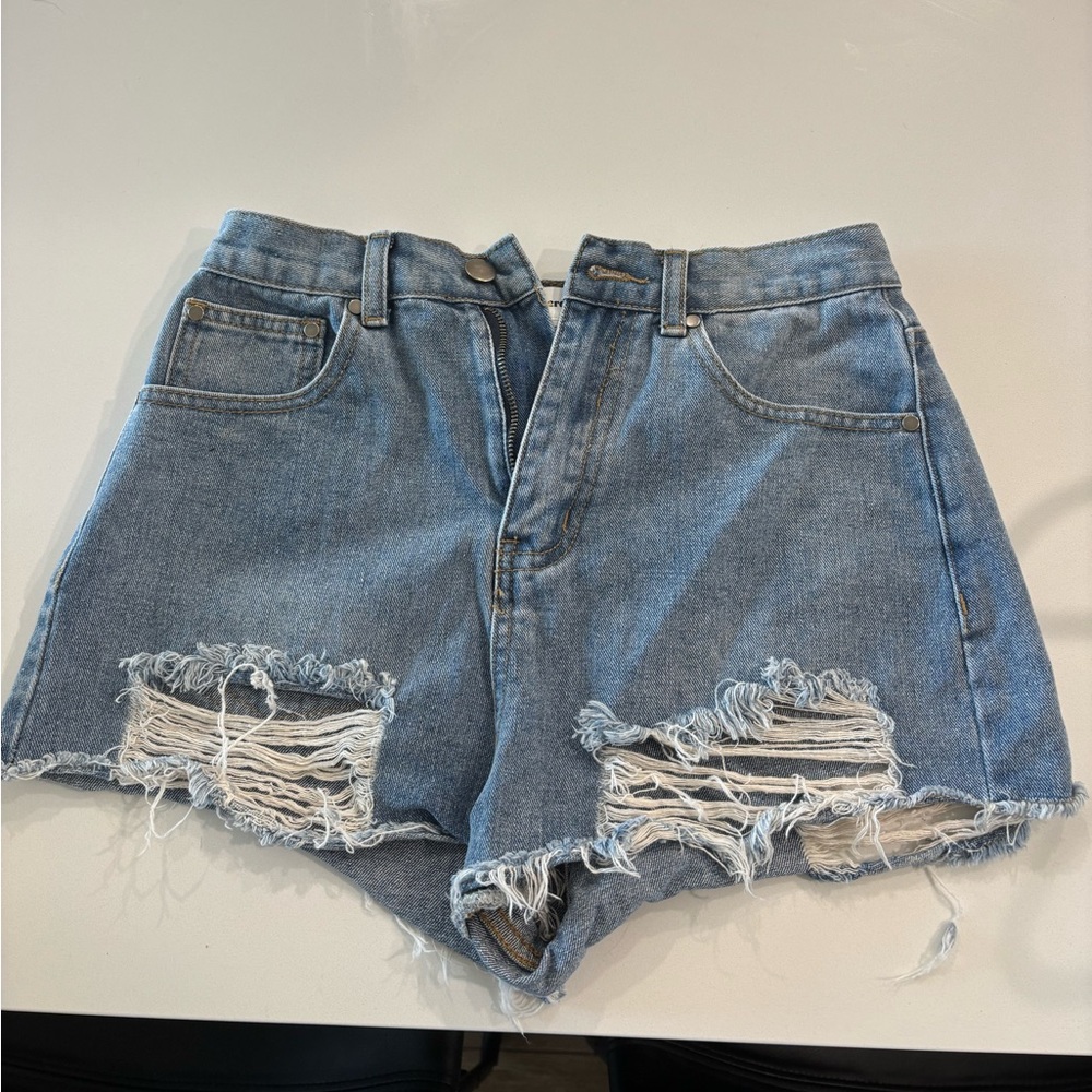 Denim Distressed Women's Shorts